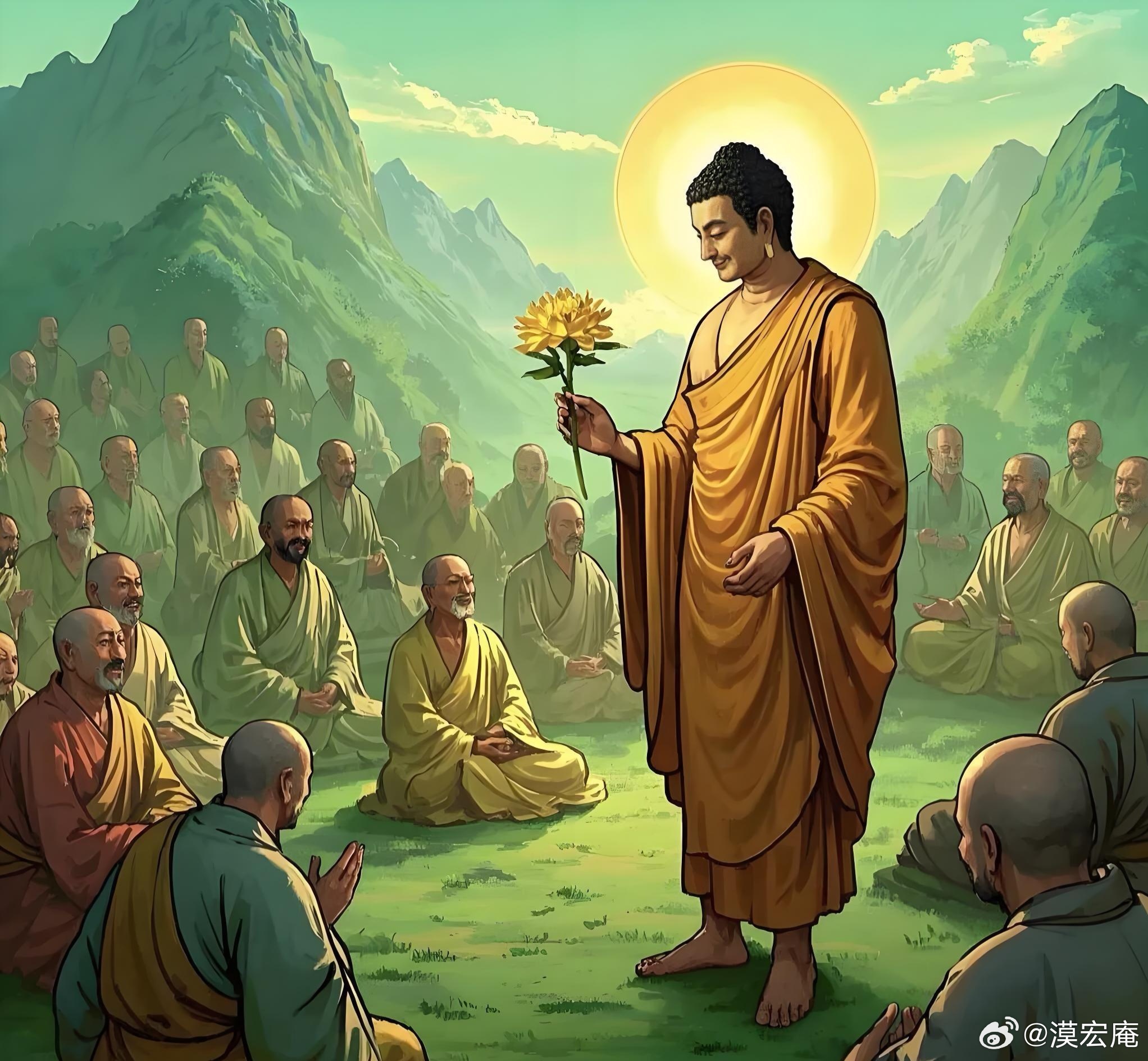 修行佛学文化成就无上正觉的佛陀:一天，已经成就正觉的佛陀，从菩提树下的金刚座