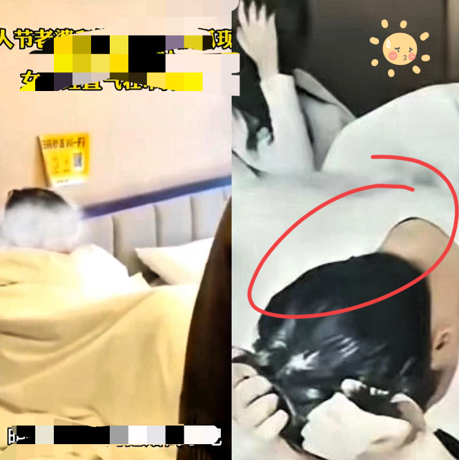 山东淄博，一女子和情人相约去酒店开房，两人赤身裸体进入主题时，房门被突然