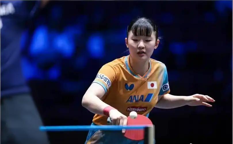刚刚结束的一场WTT法兰克福冠军赛女单半决赛，女单世界排名第7的17岁日本新星张