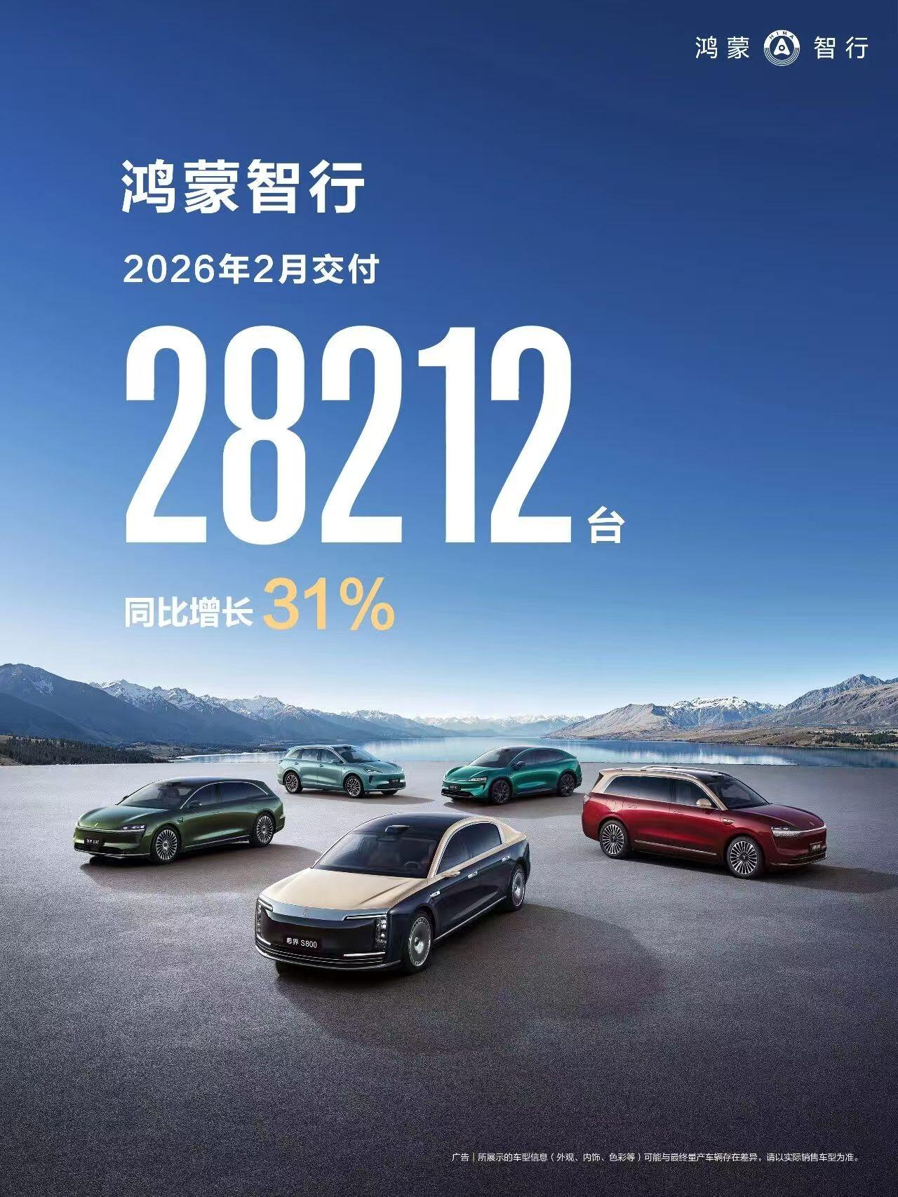 2月淡季交付同比增长31%，鸿蒙智行这波有点反常识2月汽车销量榜一出，不少人觉
