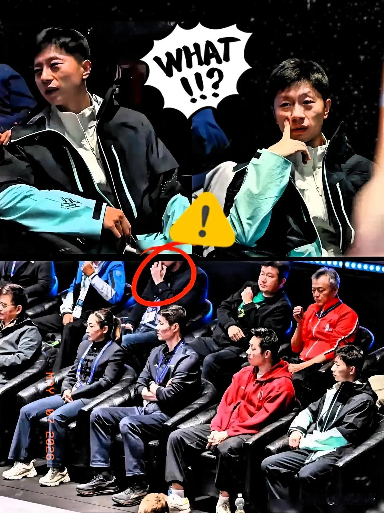  放下乒协副主席的身份不管了？马龙疾步冲下看台，直接将状态低迷连败的梁靖崑、林诗