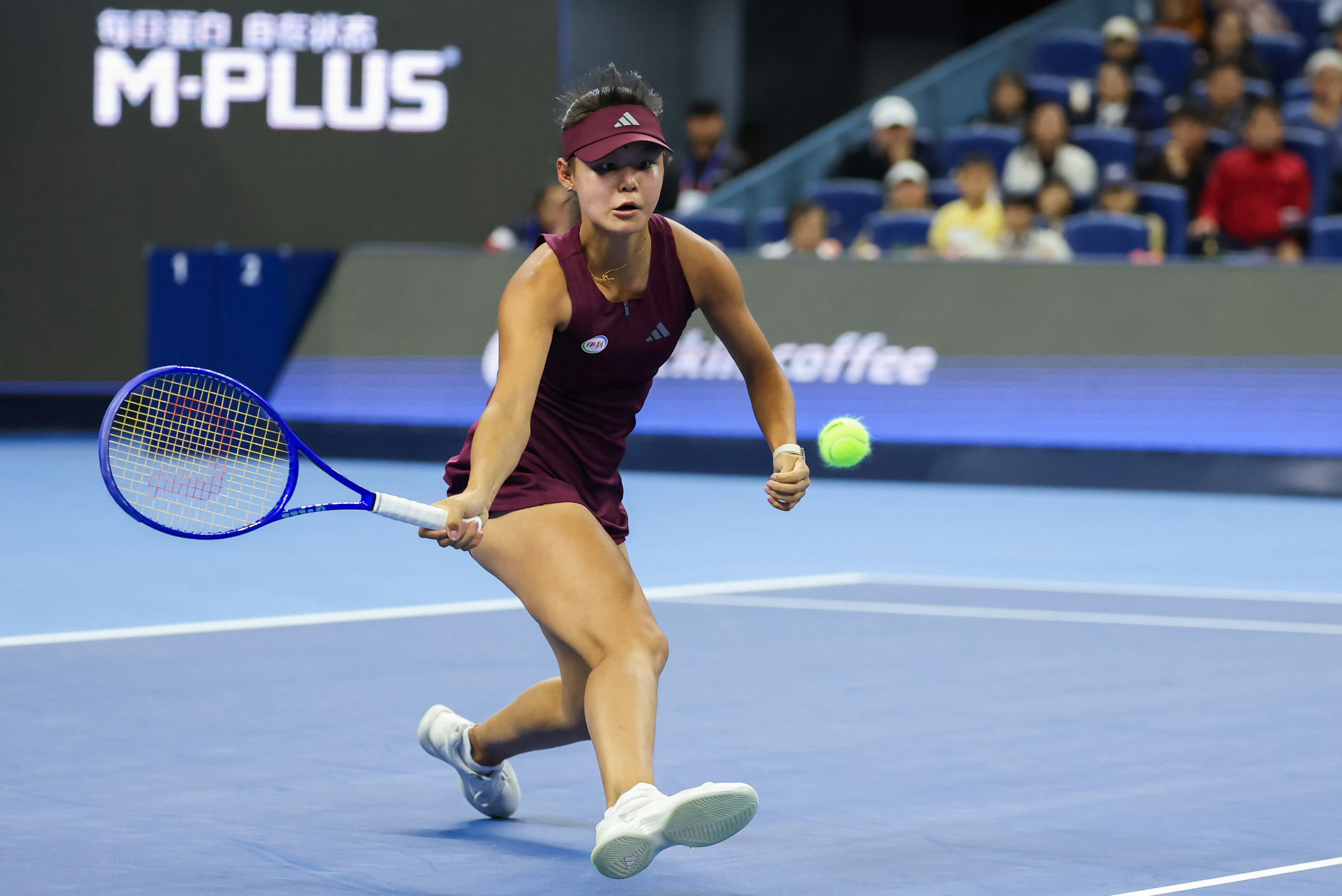 孙心然第一次打WTA1000就打进了第三轮！值得武汉给一张外卡！我安排一下武汉外