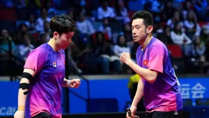 全运会乒乓球混双1/8决赛结束了一半场次的争夺，辽宁队的徐海东/陈幸同3-0完胜