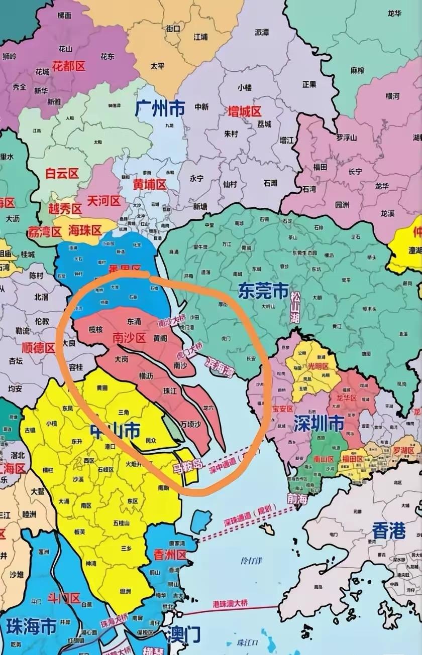 有人说，广州当年要是往南沙发展，日子还会比现在好得多。其实，大家都有自己的私心，