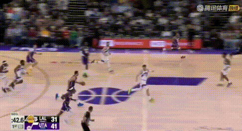 没里夫斯——湖人只会：东契奇强投3分、詹姆斯快下。进攻端全是东契奇一人玩，他外