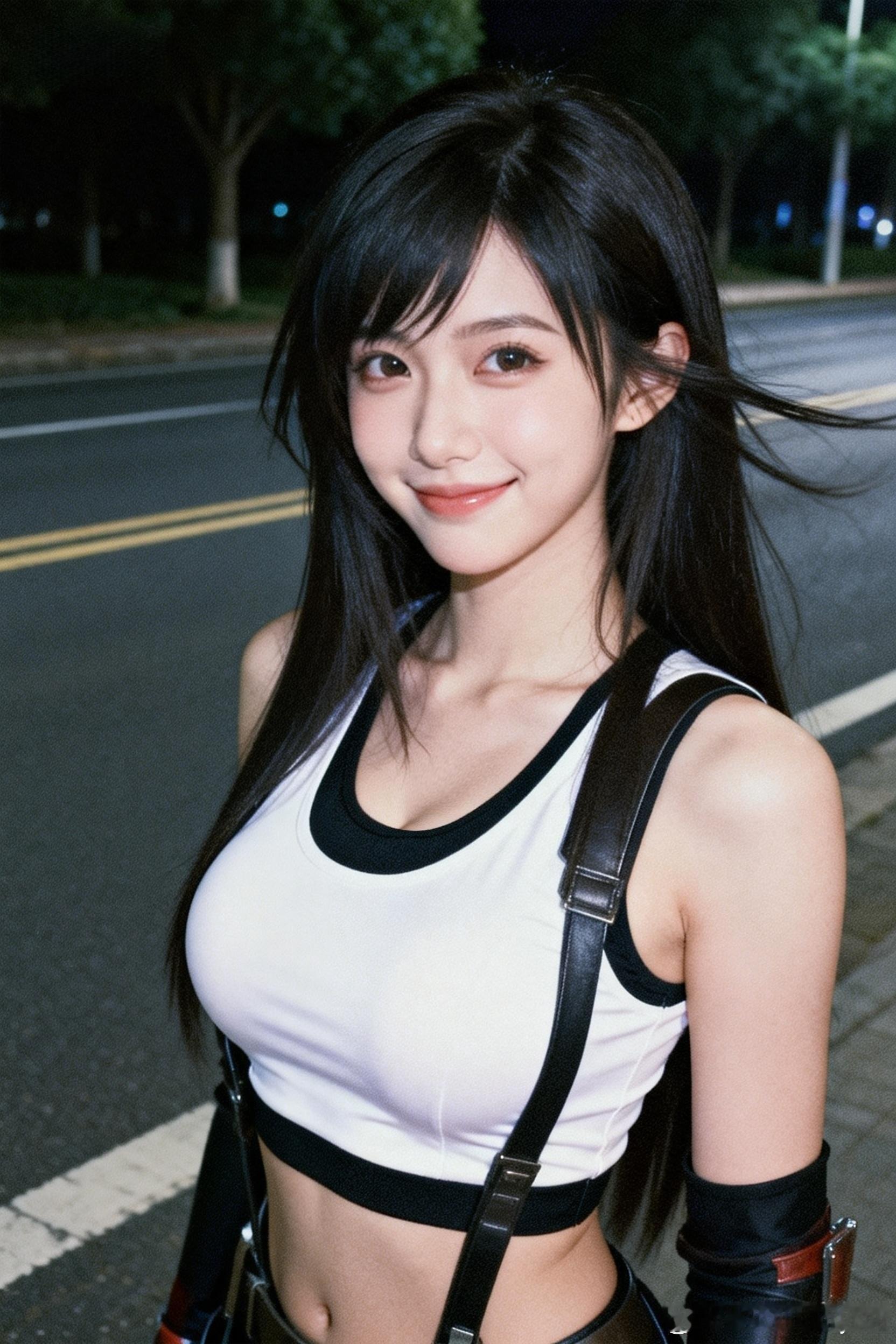 就cos一下蒂法，感觉还是挺适合的！你知道我为什么这么认为吗？🤪行摄漫记聂小仙