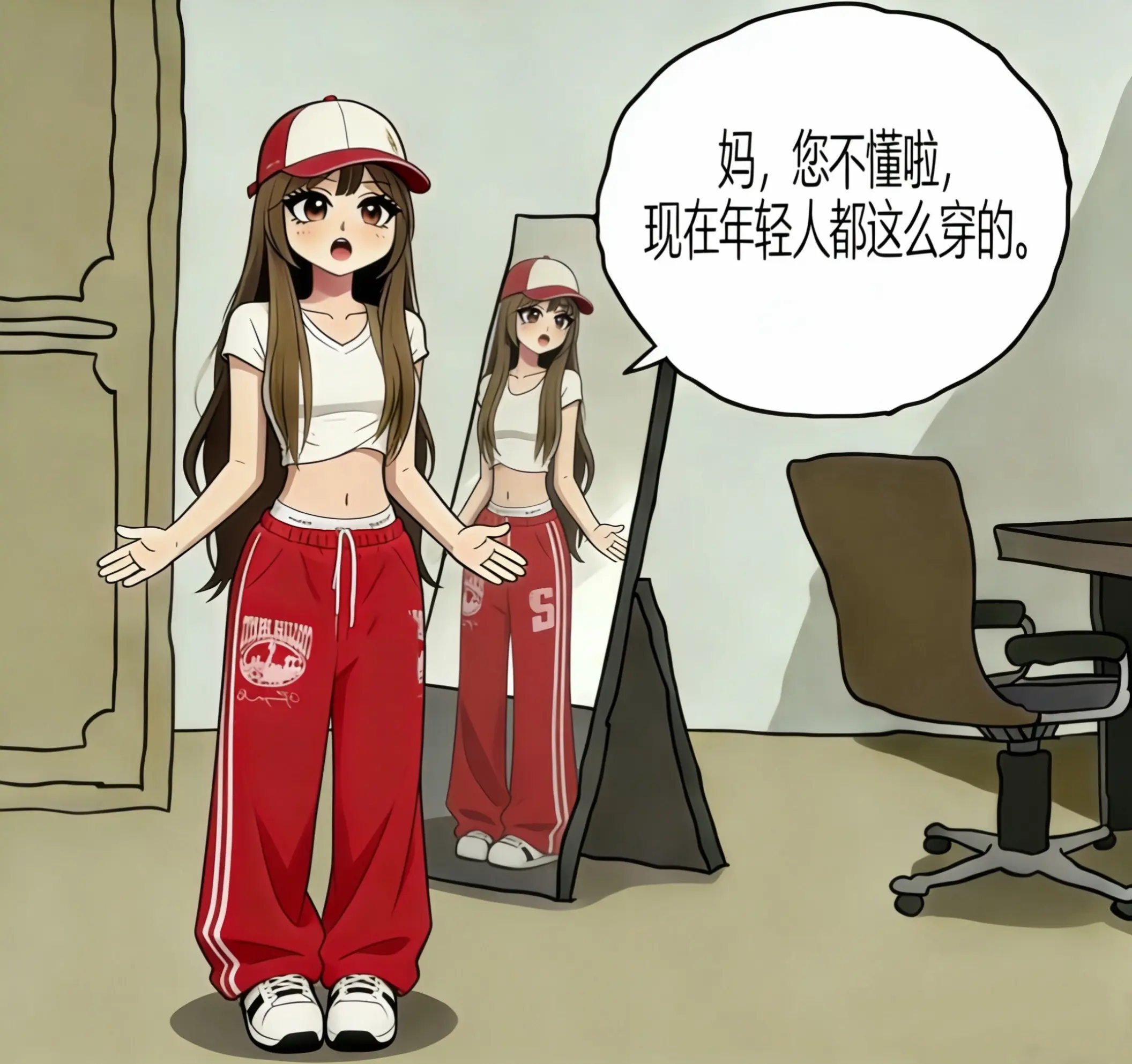 妈 你不懂 现在年轻人都这么穿