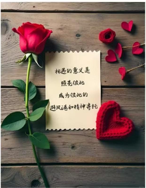 遇见的意义，照亮彼此，成为彼此避风港和精神寄托。