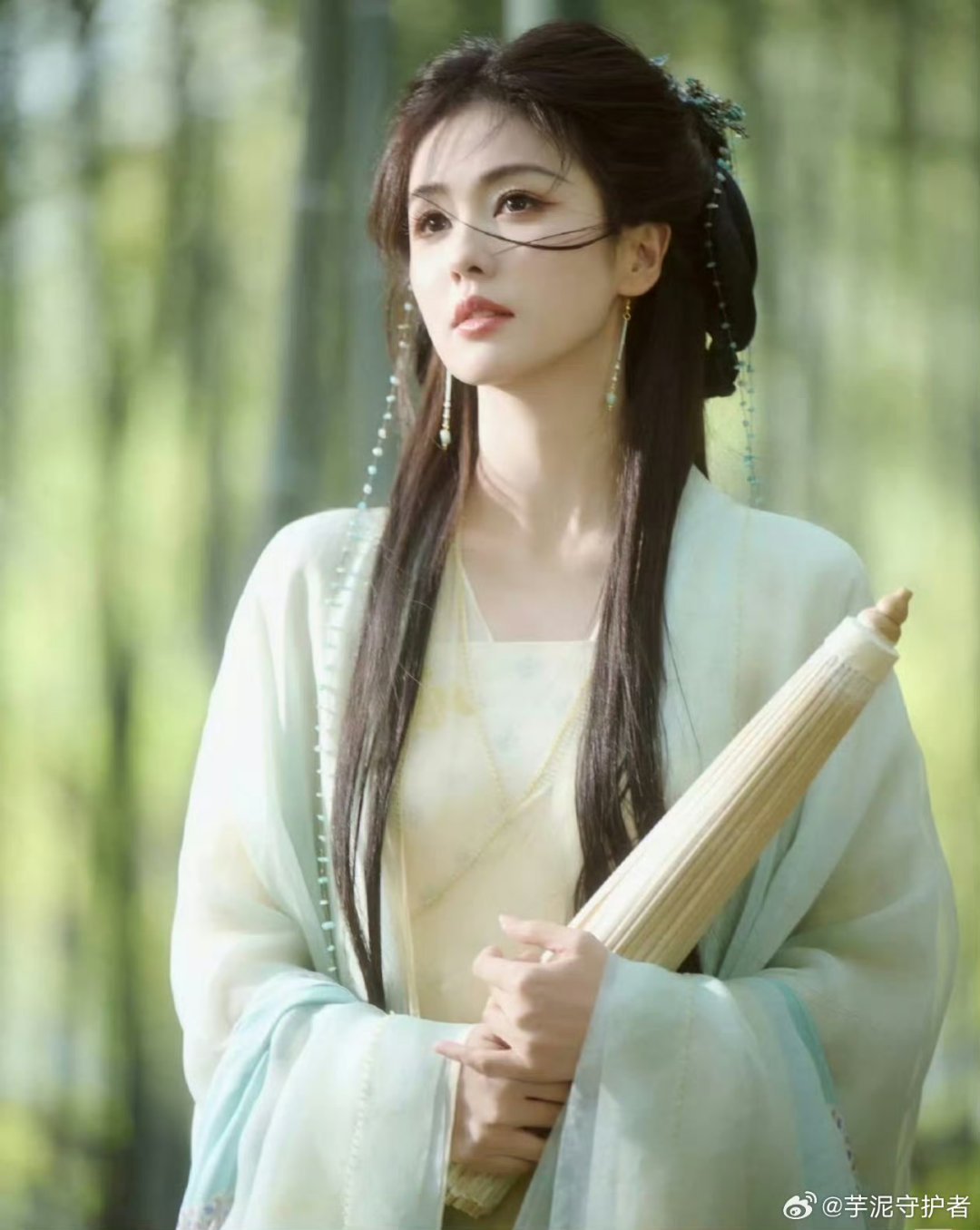 盘点一些红色绿色古偶美人眼前一亮的颜色陈都灵白鹿杨紫田曦薇刘些宁四大美人