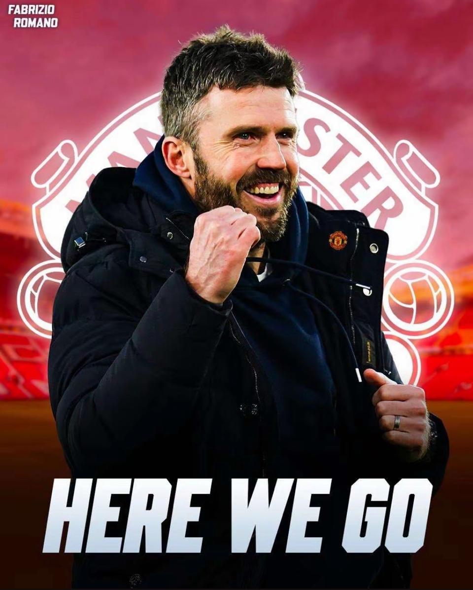 卡里克这张官宣图，感觉气质就不太行。曼联不能等两天，拿下阿隆索多好，人家70