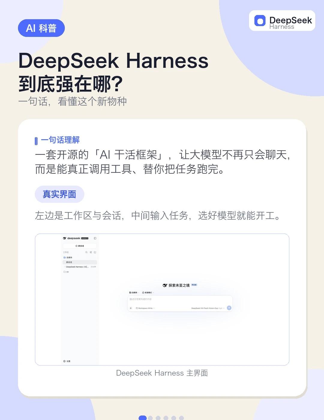 一文讲懂最近很火的deepseekharnessDeepSeekHarne