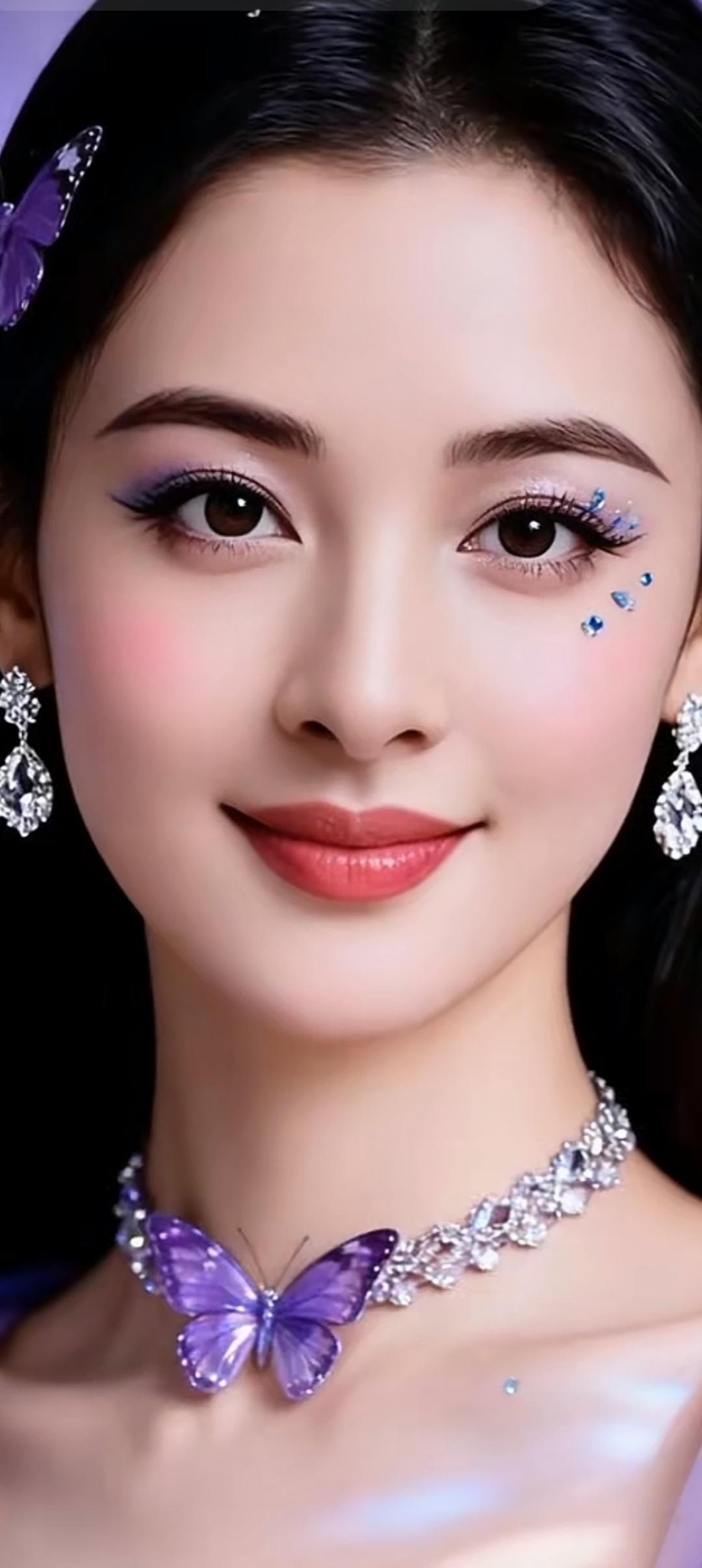 梦幻紫蝴蝶项链，闪耀你的每一个瞬间！🦋✨