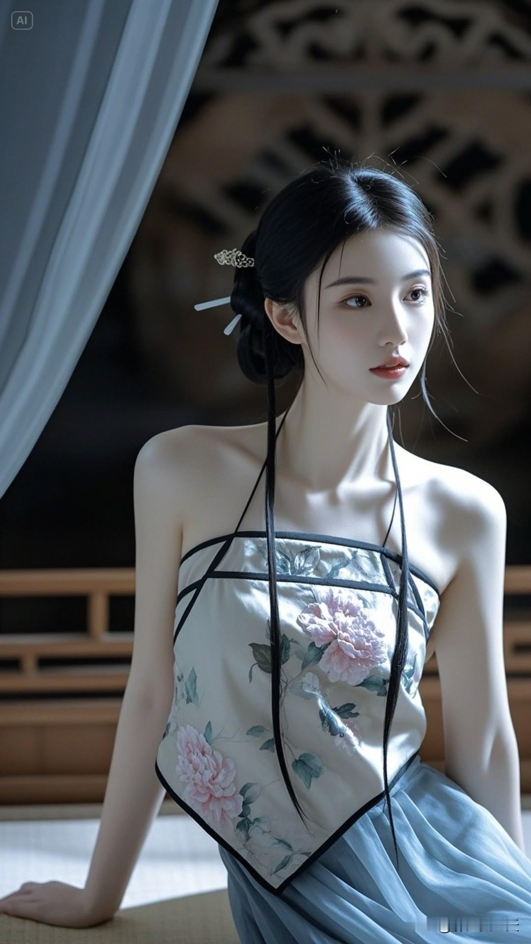 回眸一笑百媚生，六宫粉黛无颜色粉黛古风照