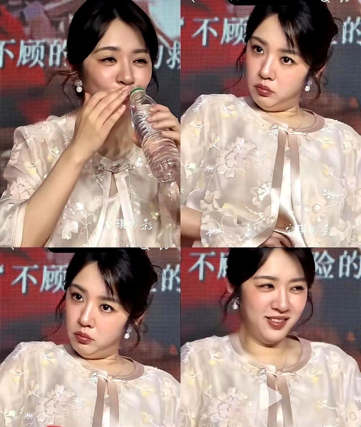 人在极度无语的时候，身体的排斥反应是根本藏不住的。你看王晓晨那一口差点喷出来的水
