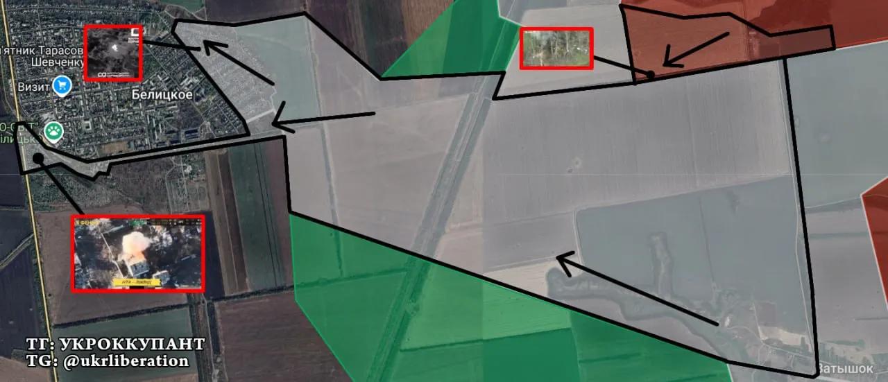 ⚔️比列茨科耶（比列茨克）、波克罗夫斯克方向🏹俄军将乌军逐出扎季什科