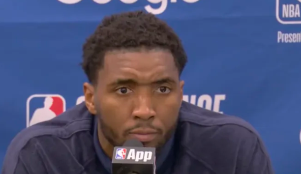 NBA东部决赛，多诺万-米切尔谈到如何从第四节中恢复过来时表示：“这只是一场比