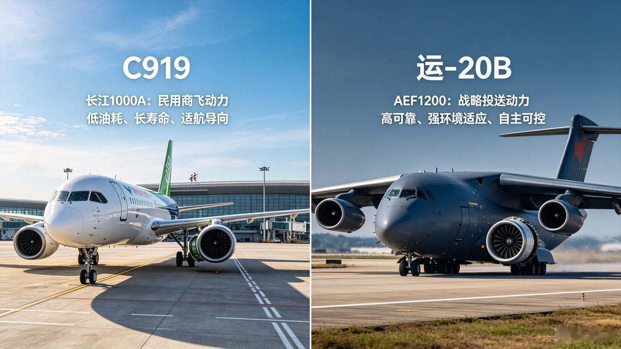 国产大飞机动力“双保险”：AEF1200与长江1000A的战略互补格局在国产商