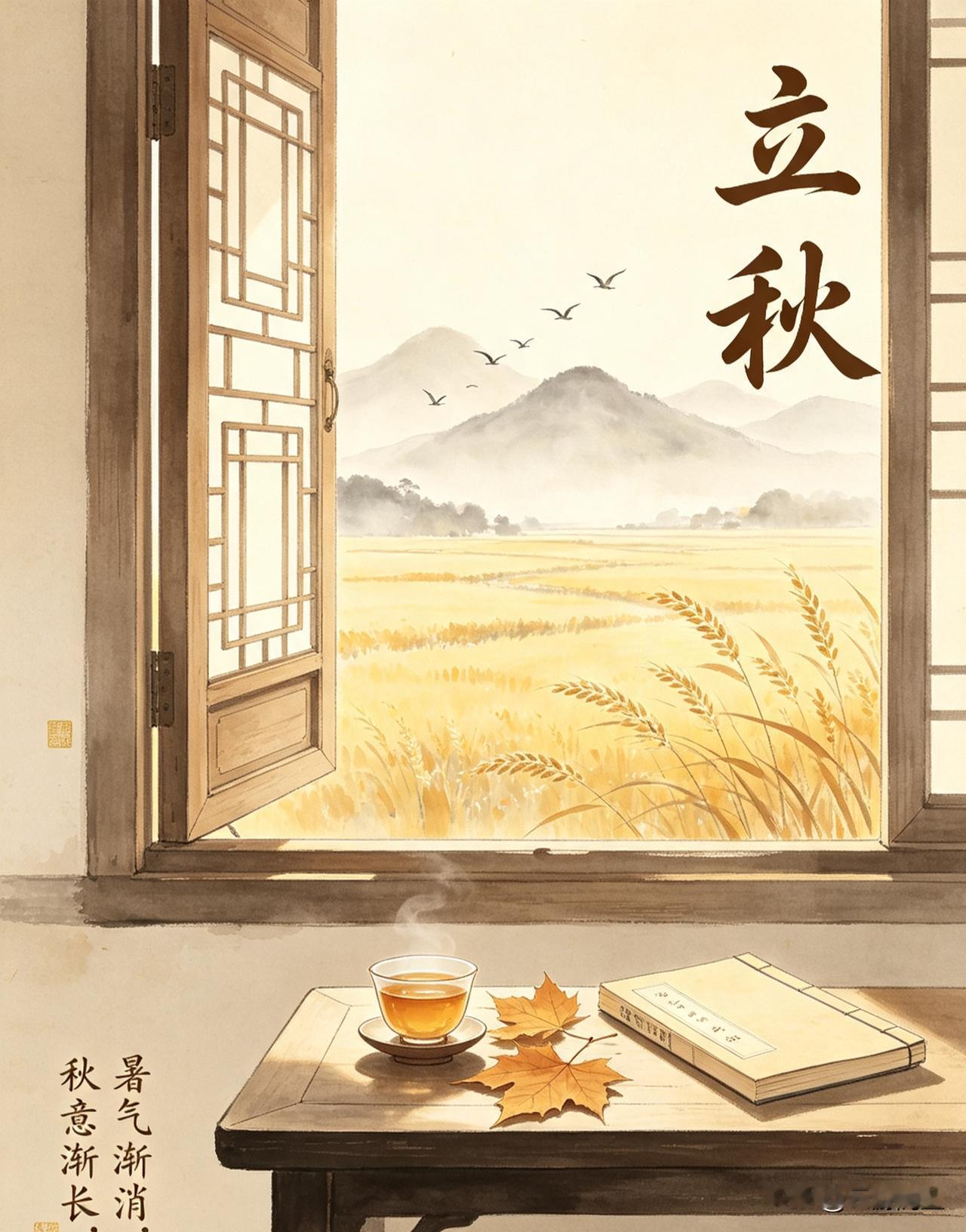原创诗·又是立秋时三伏的热辣还在如火如荼秋天却已闪身而至忙忙碌碌的日子