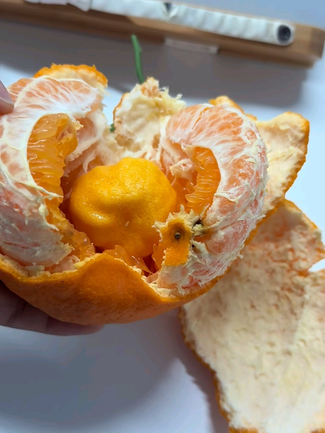 耙耙柑怀了个小宝宝