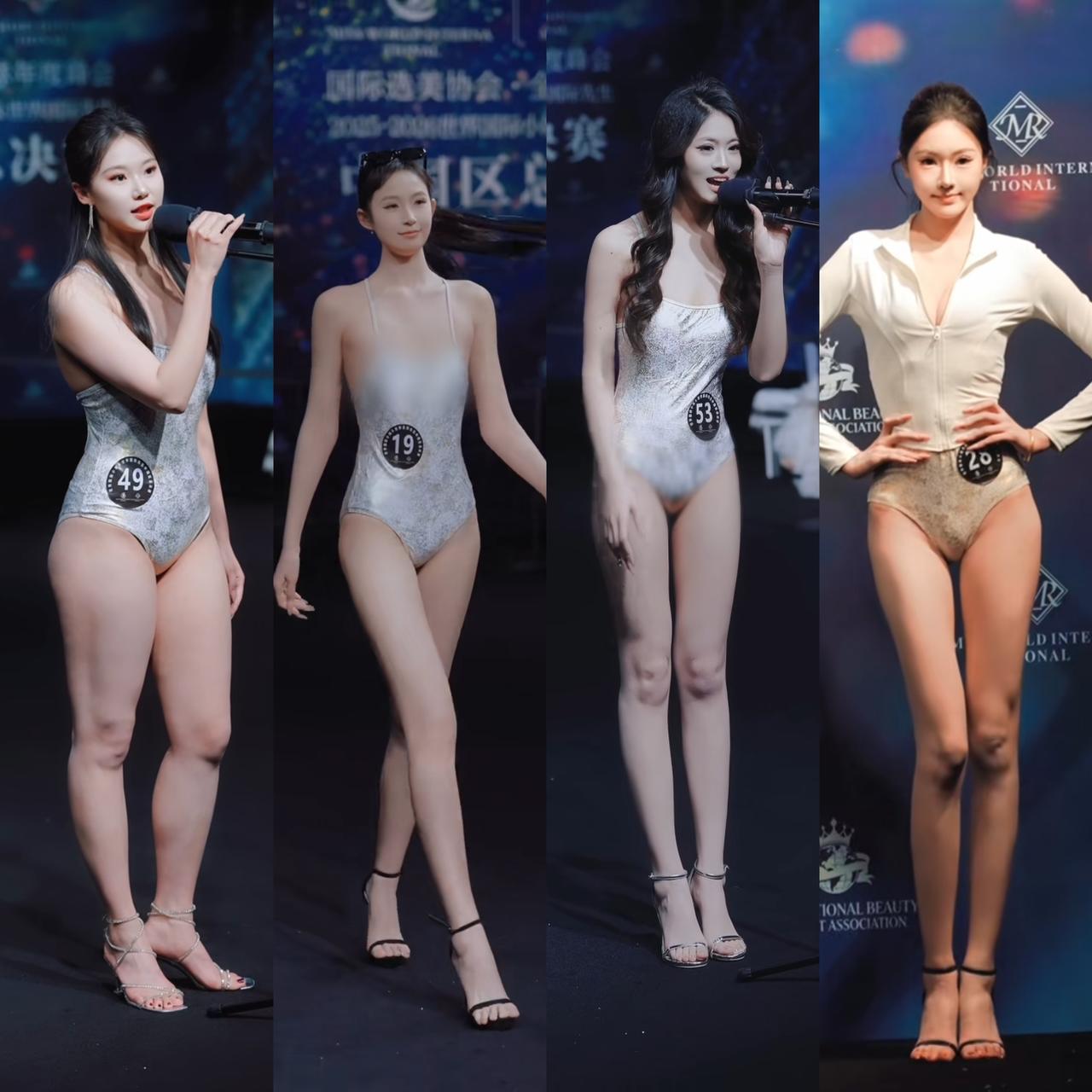 评委又开始整活了，猜猜哪个是世界小姐最佳身材奖[捂脸哭]