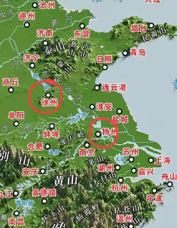 城市徐州与扬州相比，谁行？都为古九州之一，建城史上千年，名气在江苏皆前三、四名的