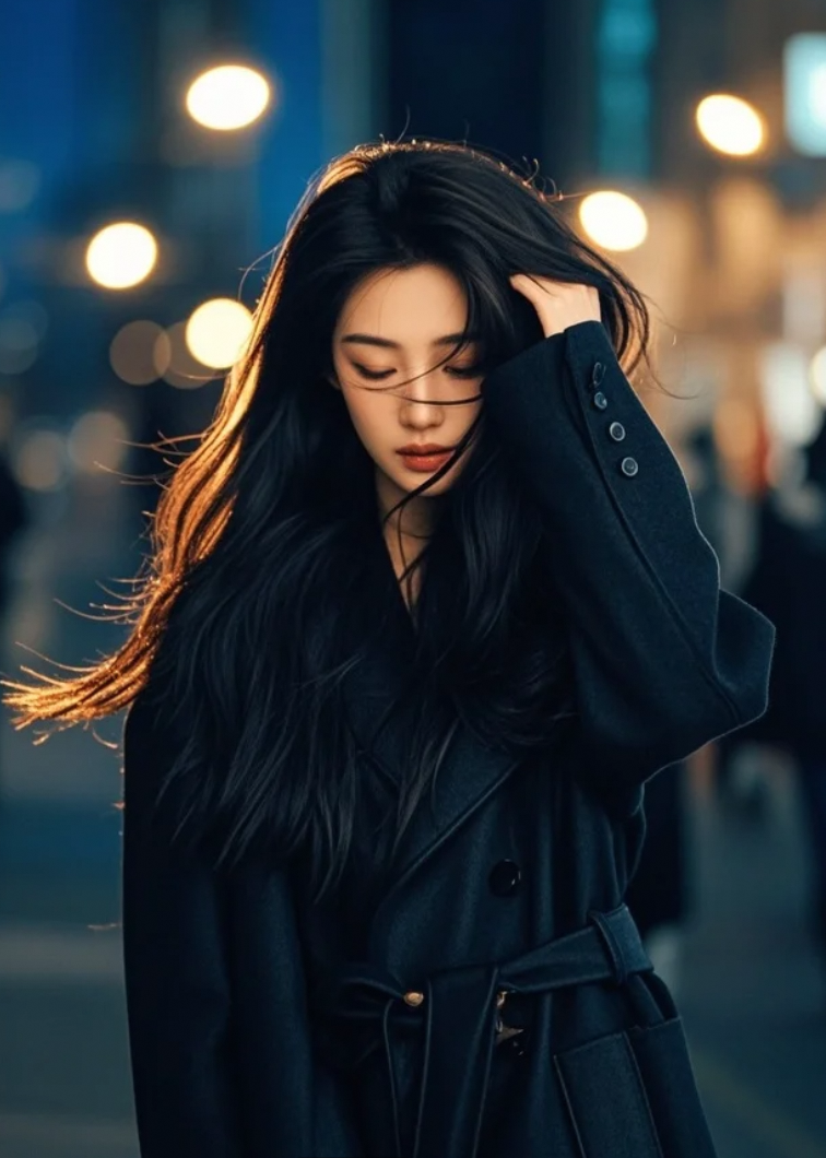 夜太美，但她更美，美得让我心动