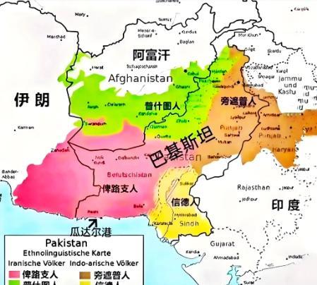 全世界很少有国家像巴基斯坦地缘条件这么差的，四周全是让人闹心的主。看它东边是印