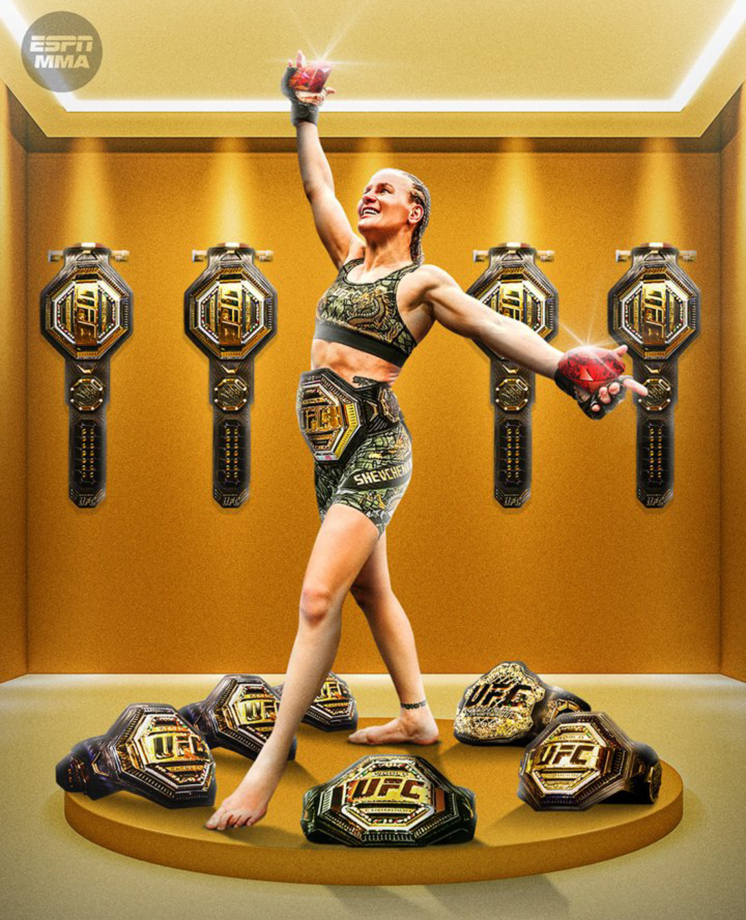 在舍甫琴科打造的“绝对力量与控制”体系面前，一切技术的施展空间都被压缩到了极致。