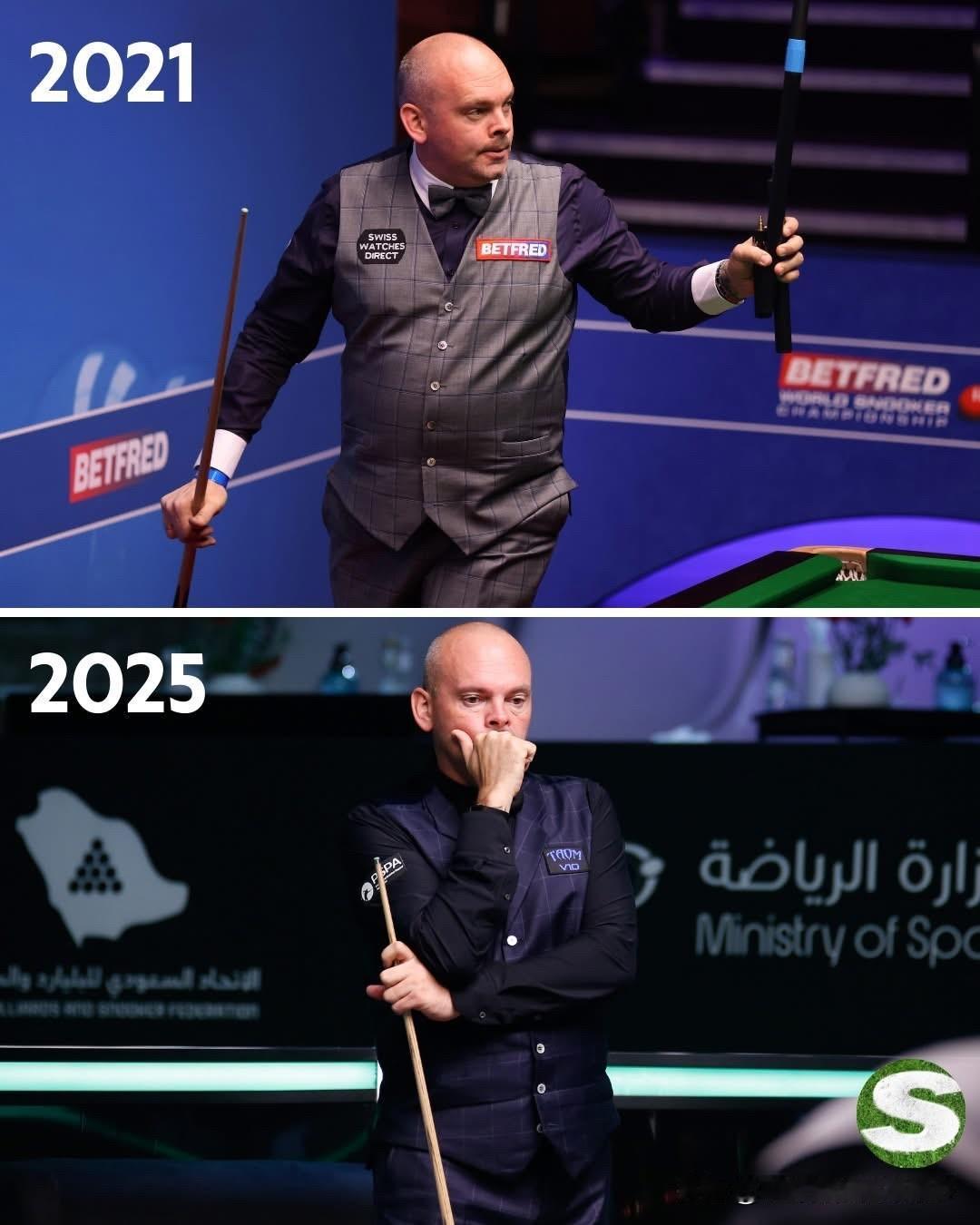 2015年世界冠军宾汉姆声称，他减重3.5英石（约22公斤）后，不得不把衣服换一