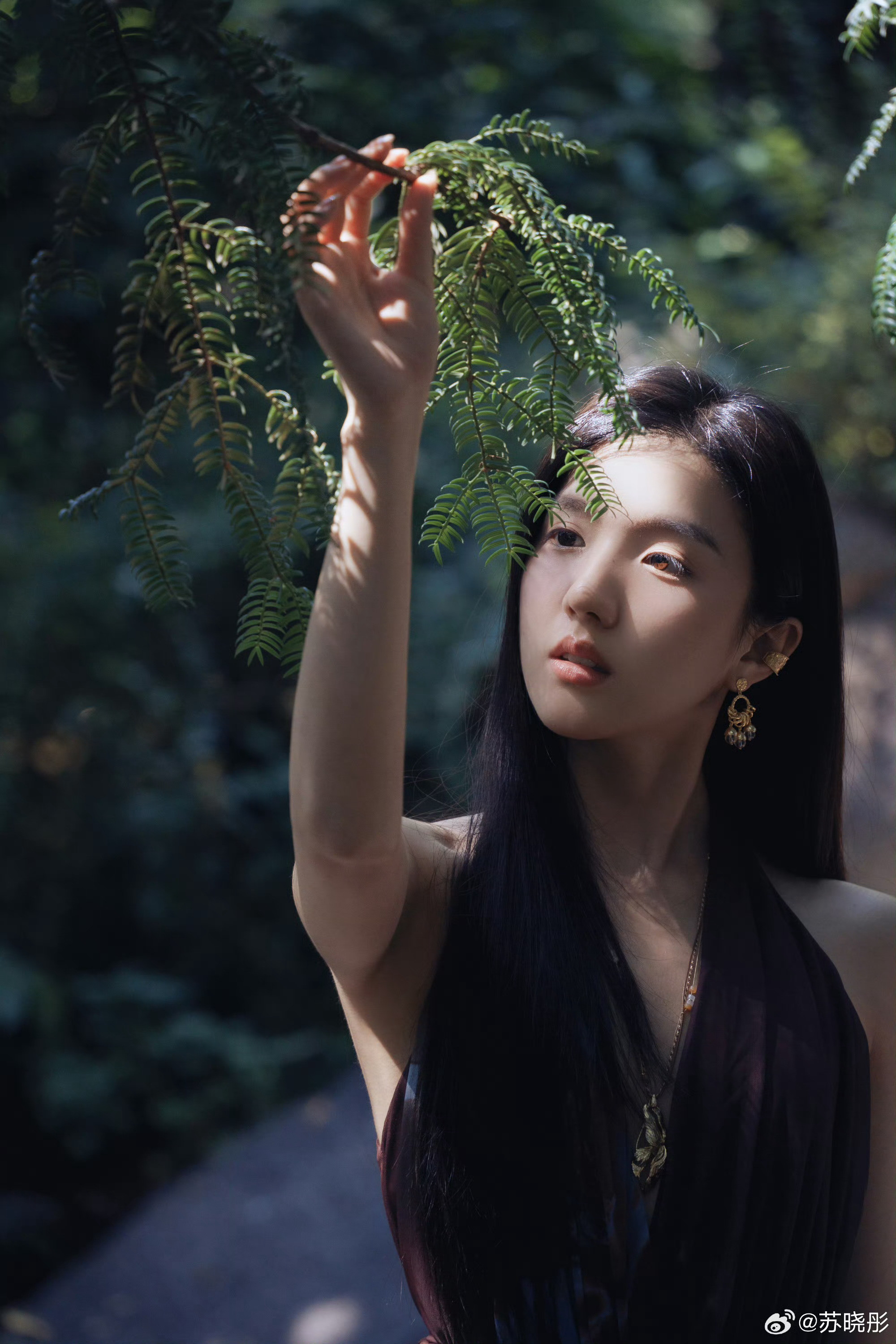 不懂苏晓彤反差感的有难了苏晓彤甜御切换没有瓶颈期谁懂！苏晓彤这次的林间造型真的