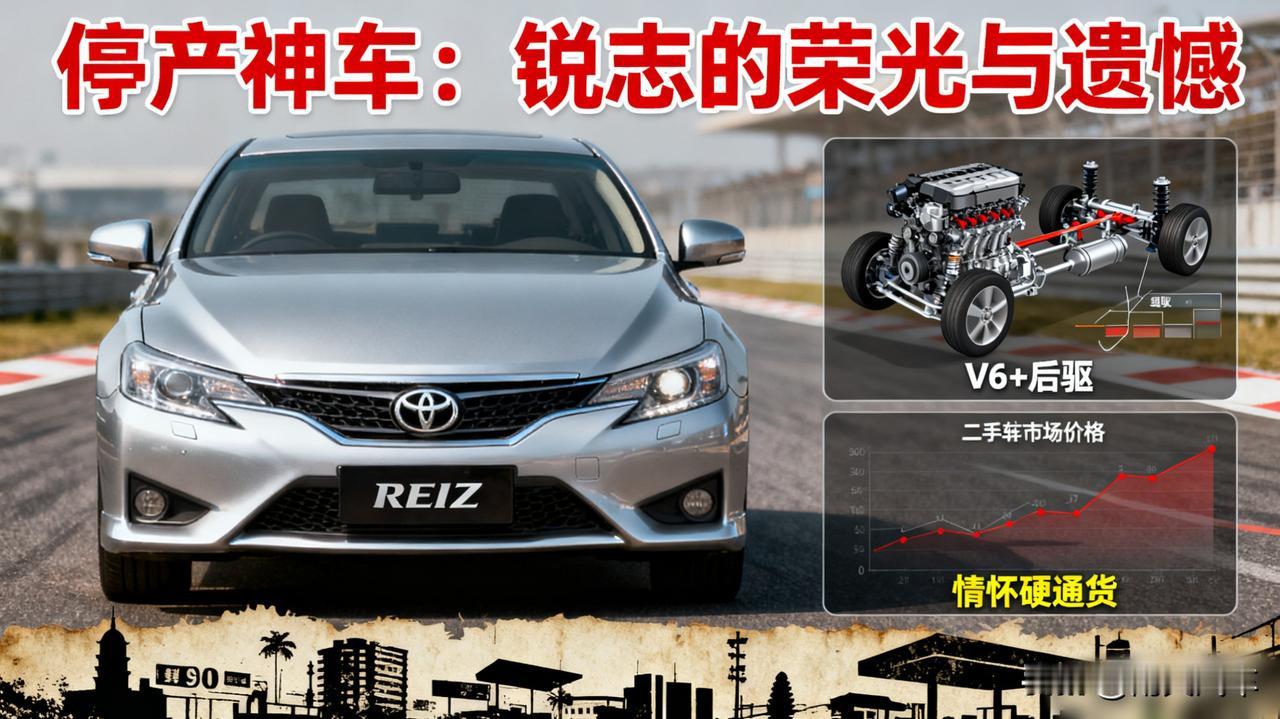 国内最可惜的停产车，我投锐志一票！“大后超”锐志，V6发动机+前置后驱，当年
