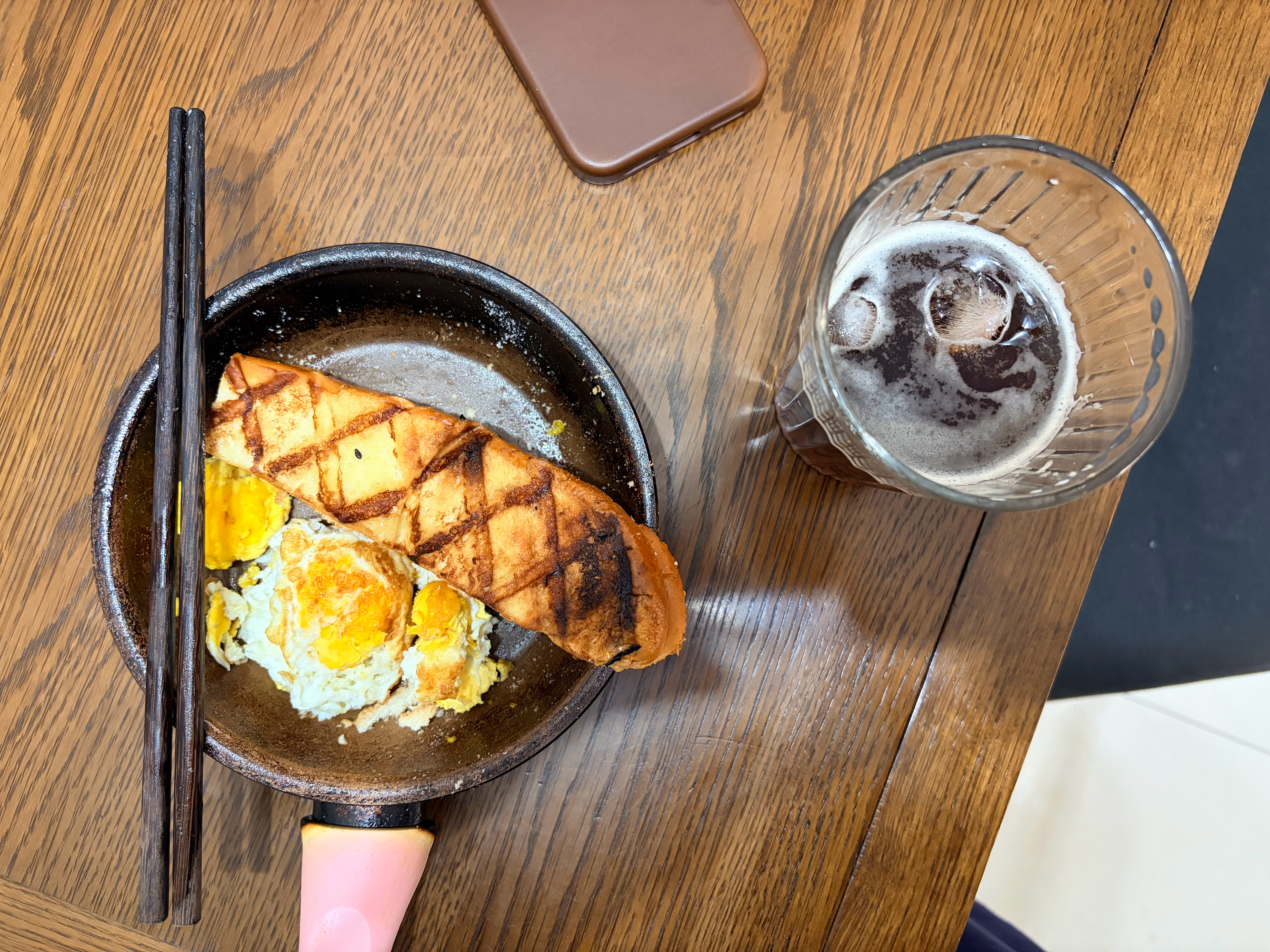 奇怪的早餐组合