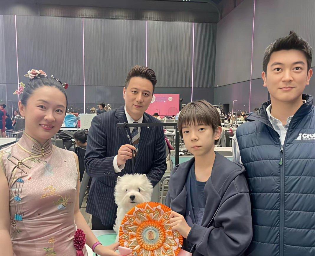 霍思燕被演员耽误了的最美牵犬师。