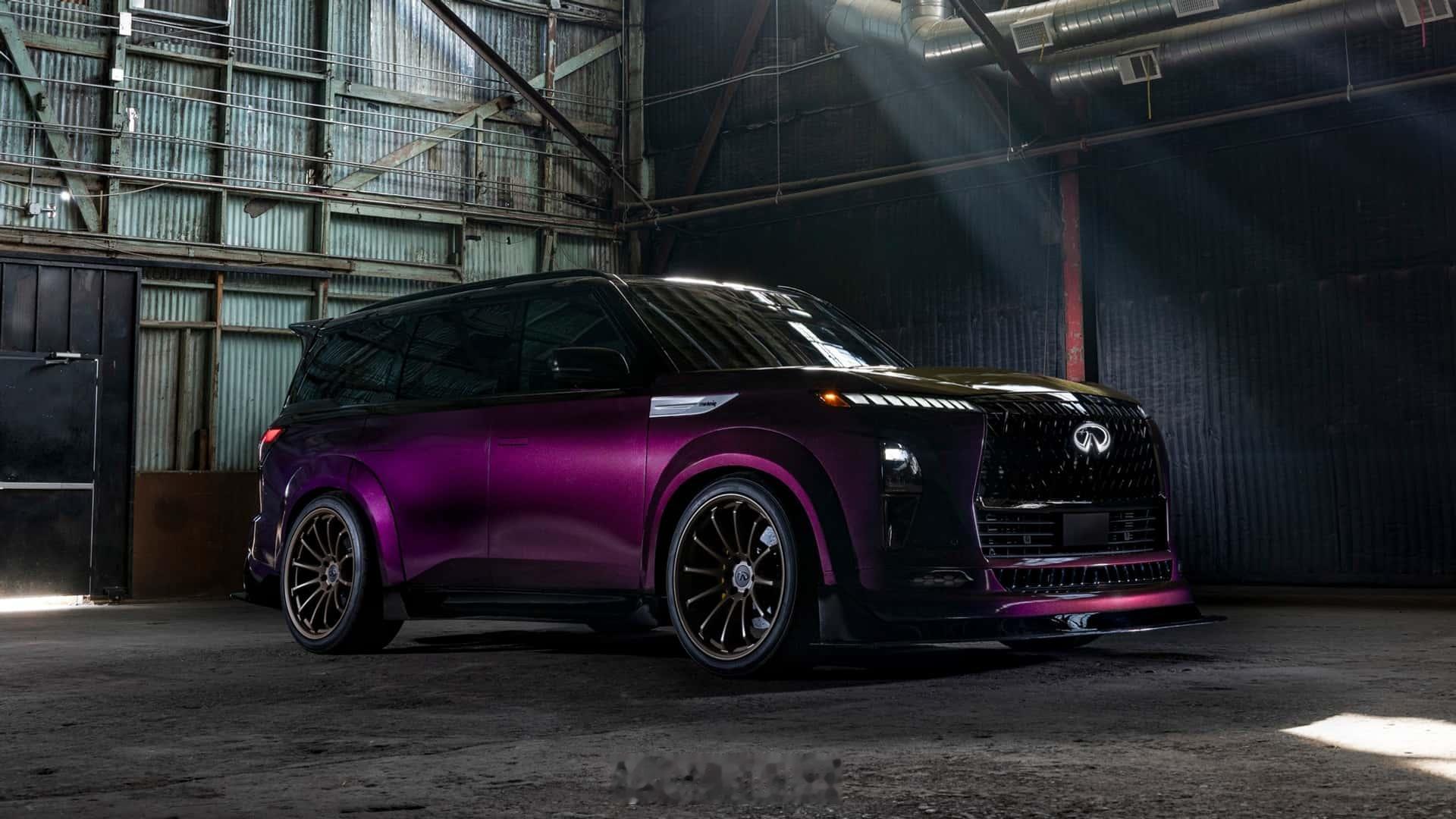 英菲尼迪QX80R-Spec概念车给英菲尼迪QX80塞进了一台GTR的发动