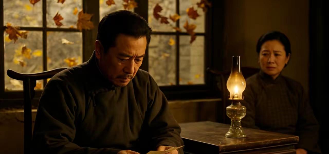 1949年秋，地主钱满堂收到三儿子从城里寄来的信。就三行字：“爹，速卖田产，带