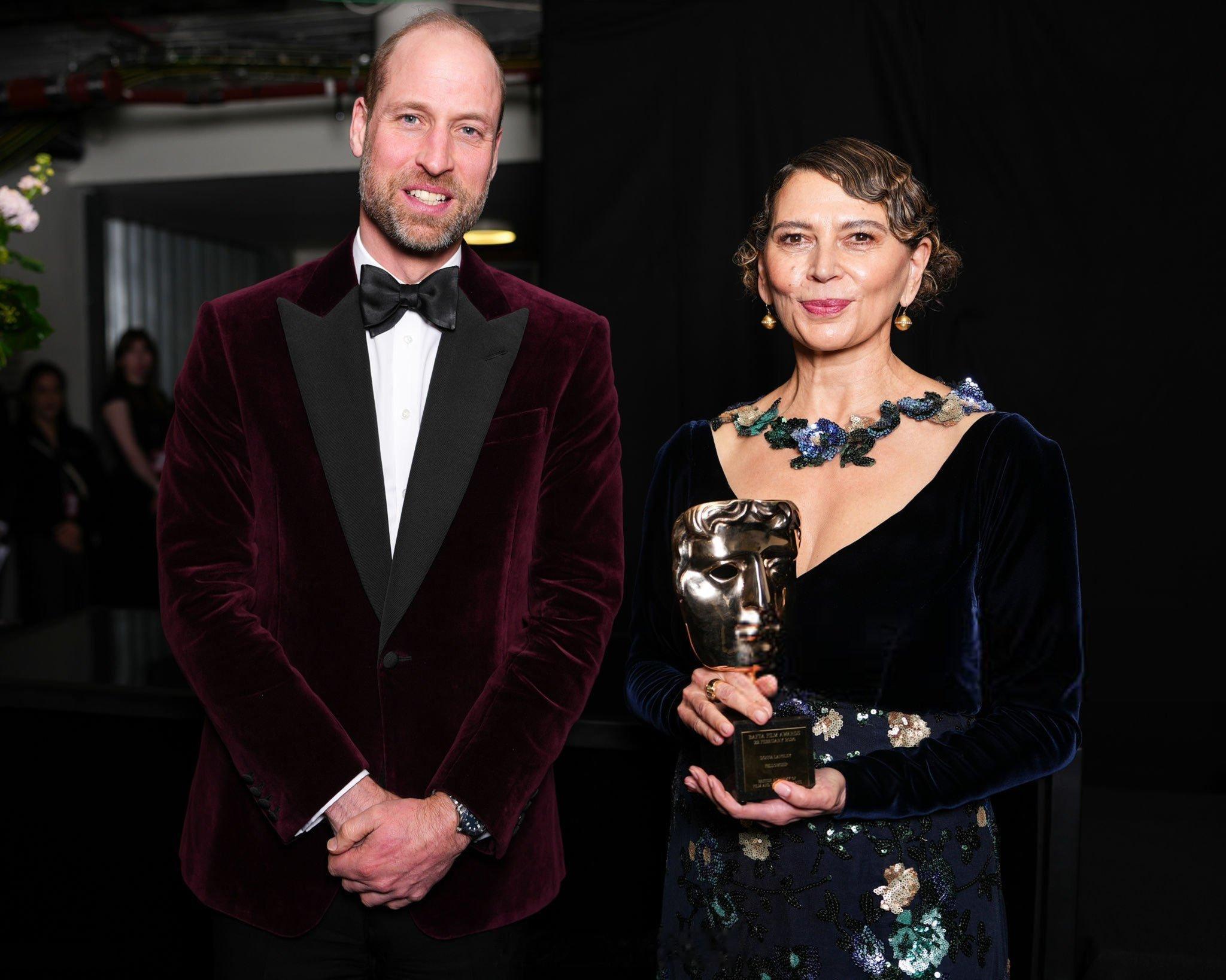 威廉王子2026年2月22日，威廉王储作为BAFTA主席身份在伦敦皇家节日音