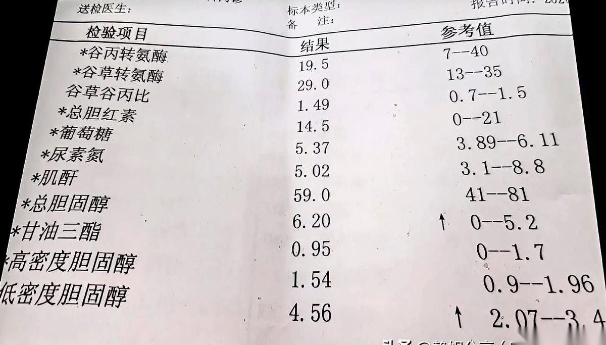 “我不抽烟不喝酒，动物内脏一口不碰，每天打拳走圈，比和尚还清淡！”她一甩体检报告