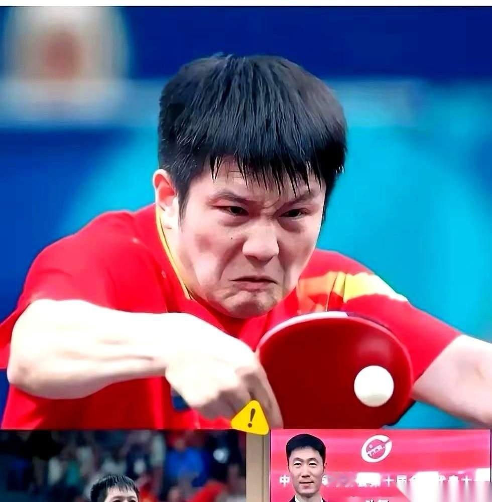 王励勤深夜发了条微信：“回来打一届！”樊振东秒回一个字：“好。”就这两个人，就这