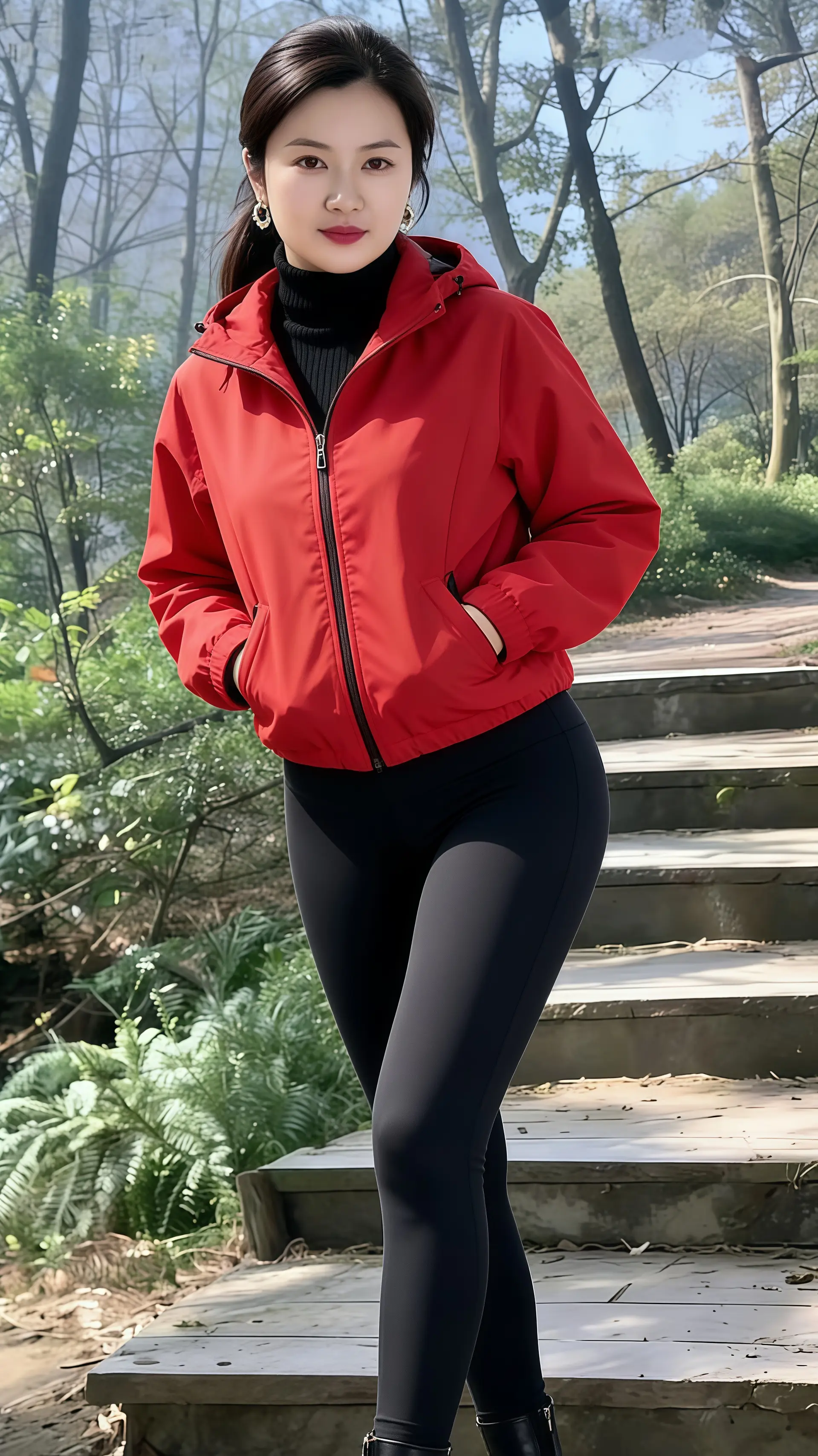 完美身材 大长腿 今日穿搭分享女人味十足身材你品你细细的品 随意穿搭