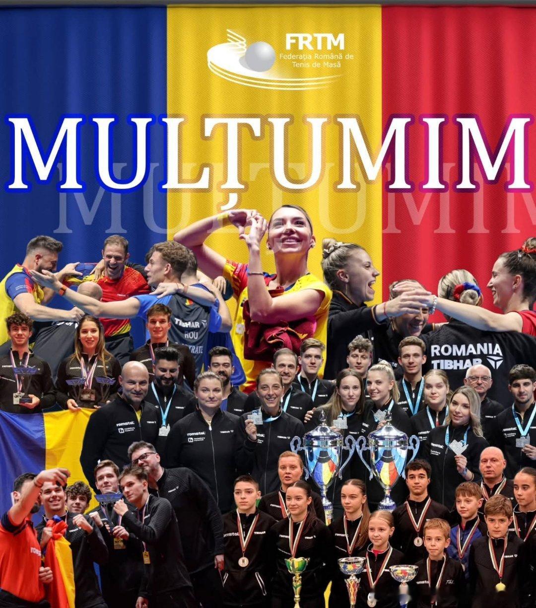 罗马尼亚乒协：⭐罗马尼亚乒乓球协会2025年度十佳榜单揭晓！祝贺本年度罗马尼亚