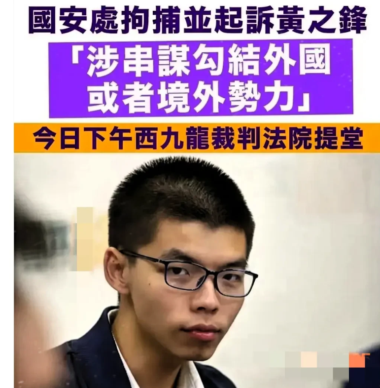 好家伙，原来这个乱港分子是越南人。乱港分子黄之锋今天在西九龙裁判法院开庭，面