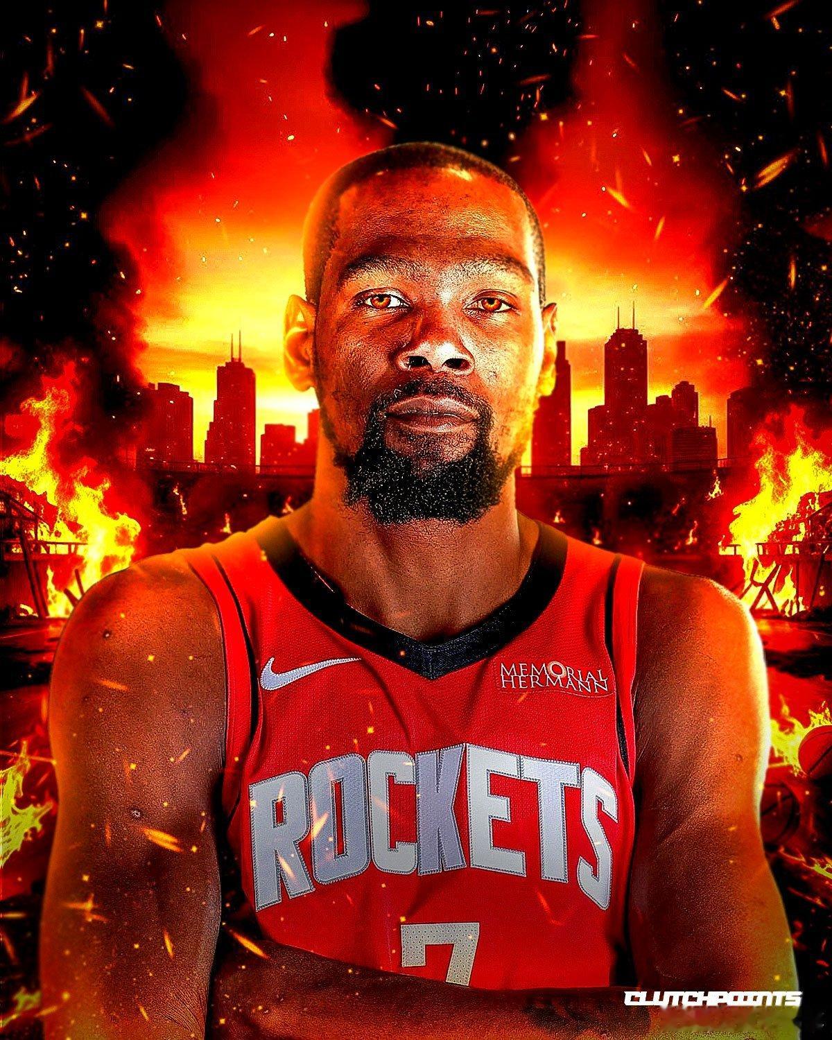 凯文杜兰特在火箭队最近3场比赛中的表现🚀33分46%投篮命中