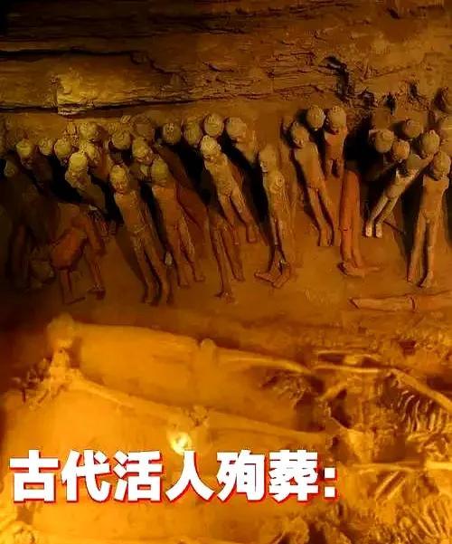 许多人以为殉葬就是活人被强行推进地宫，在封闭后哭喊绝望，事实上，为了生存，他们可