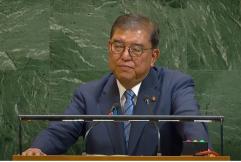石破茂在卸任日首相前，在联合国大会上终于硬气了一回，公然和美国叫板硬刚，并且放话