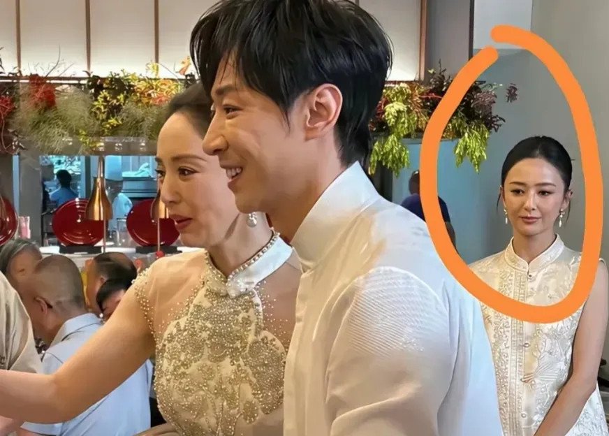鲁豫问佟丽娅：大家都说董璇婚礼上你那个表情是不看好张维伊？佟丽娅无奈的摇摇头，苦笑的表示：我是真的累