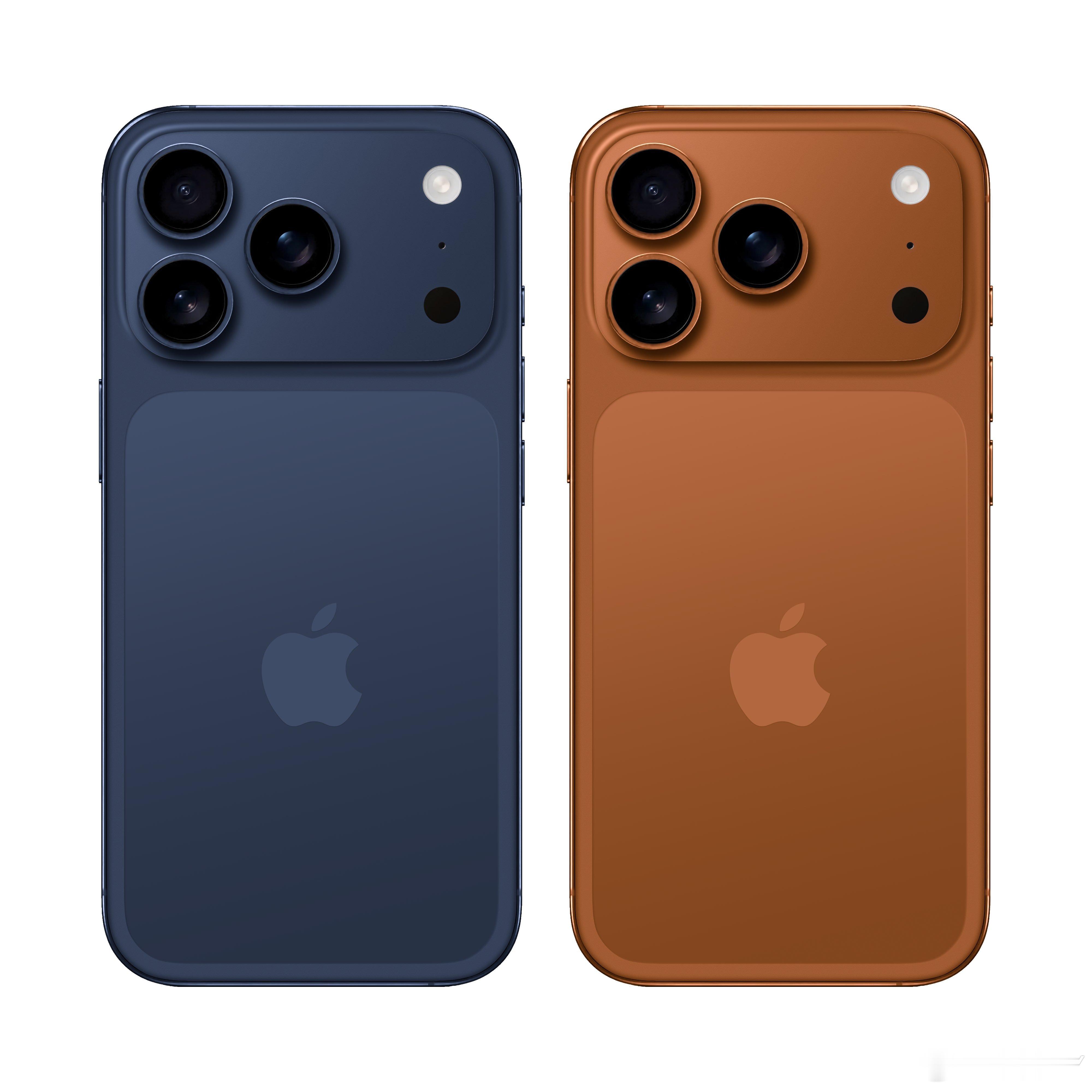 八卦：据报道，iPhone17Pro机型将提供新的深蓝色和橙色选择。​​