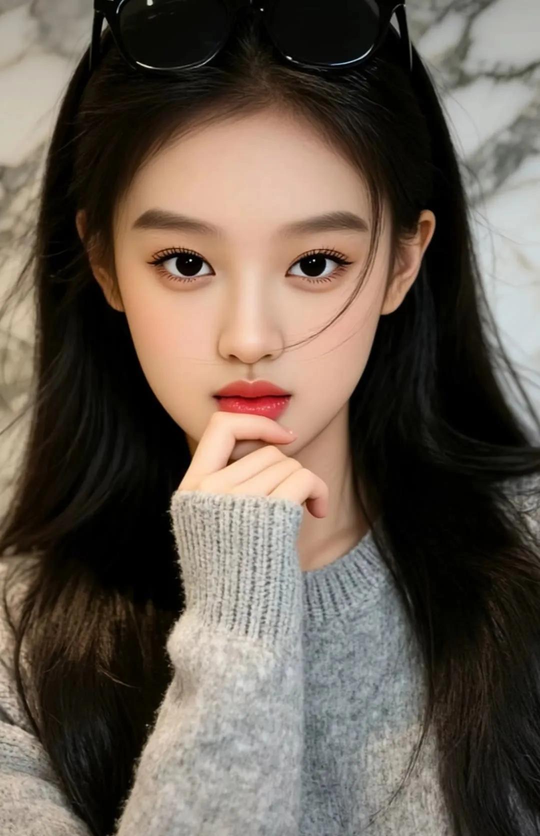 元气少女，温柔撩人，红唇轻启，秒变女神！💄👸🏻可爱笑脸甜美笑容