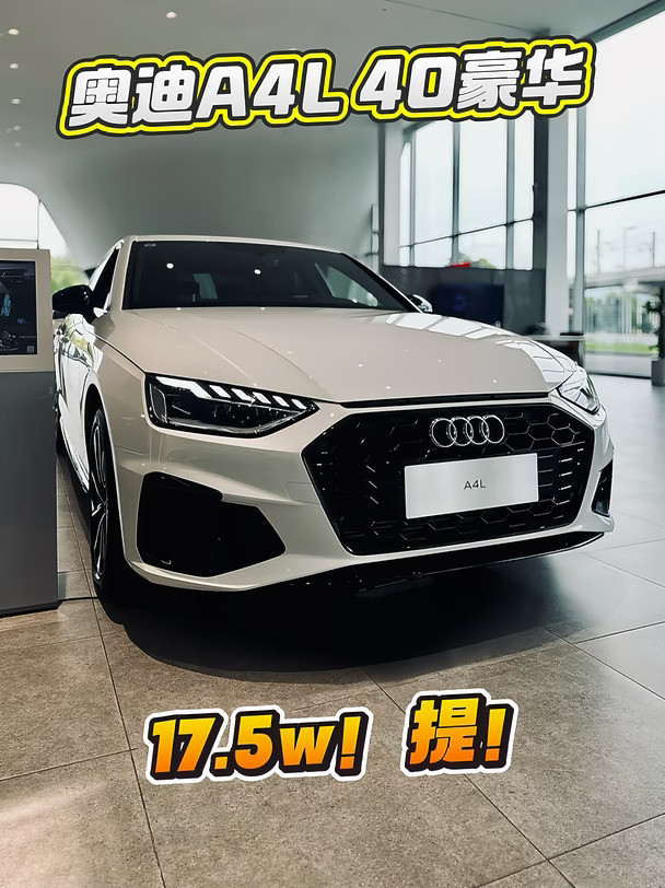 蹲奥迪A4L的年轻人，这个价可以？