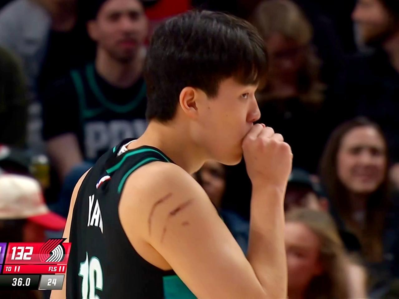 刚砍下14+17的杨瀚森，仅登场3分钟，但球迷无需破防杨瀚森最近三天在发展联