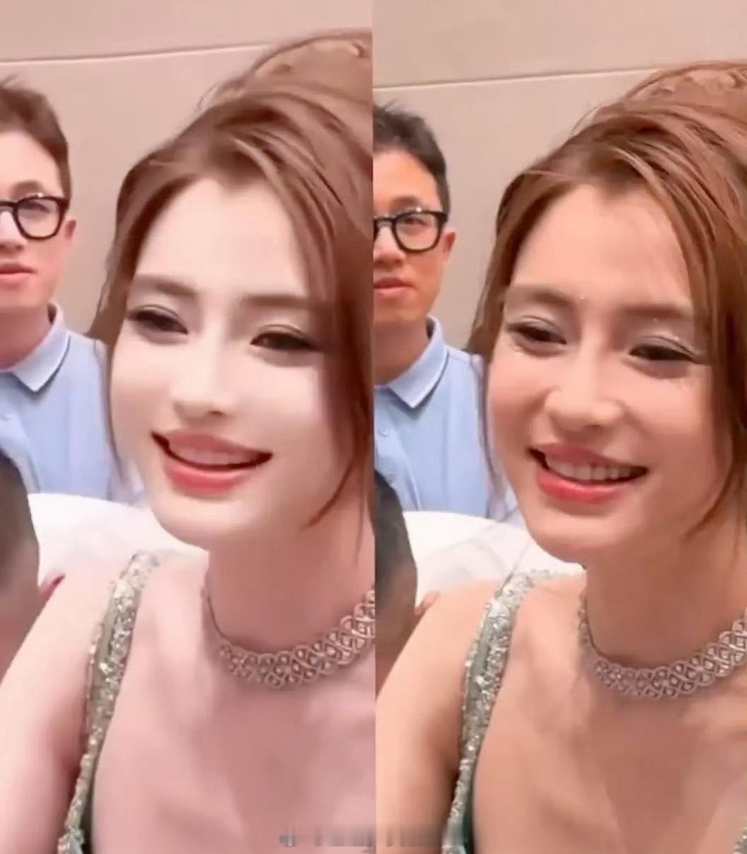 为啥给angelababy美颜开这么大然后说颜永一呀原图不好看吗？